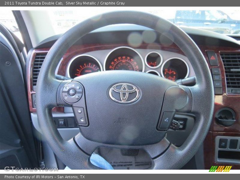 Silver Sky Metallic / Graphite Gray 2011 Toyota Tundra Double Cab