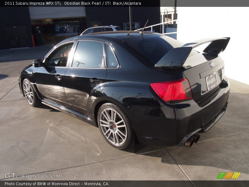 Obsidian Black Pearl / STI  Black/Alcantara 2011 Subaru Impreza WRX STi
