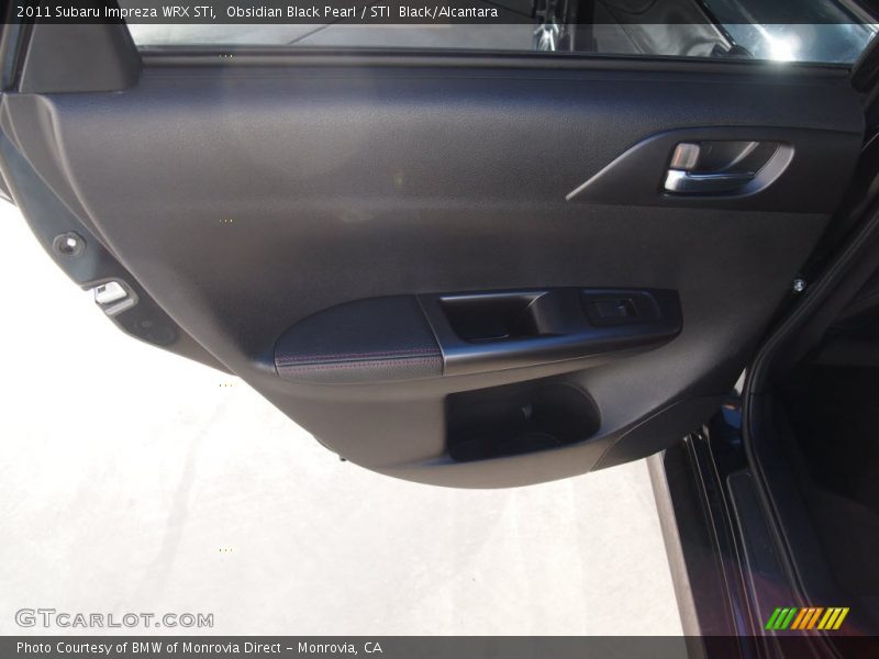 Obsidian Black Pearl / STI  Black/Alcantara 2011 Subaru Impreza WRX STi