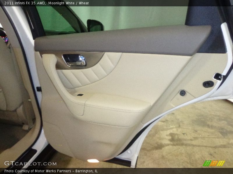 Moonlight White / Wheat 2011 Infiniti FX 35 AWD