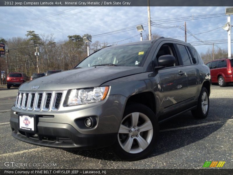 Mineral Gray Metallic / Dark Slate Gray 2012 Jeep Compass Latitude 4x4