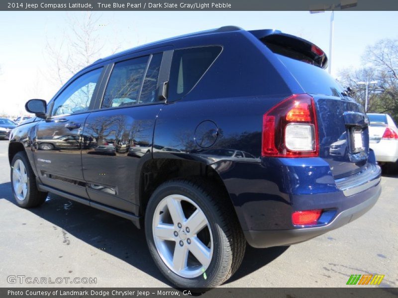 True Blue Pearl / Dark Slate Gray/Light Pebble 2014 Jeep Compass Latitude