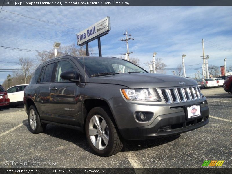 Mineral Gray Metallic / Dark Slate Gray 2012 Jeep Compass Latitude 4x4