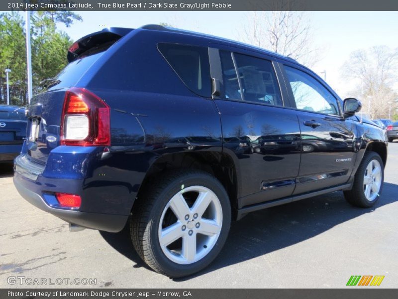 True Blue Pearl / Dark Slate Gray/Light Pebble 2014 Jeep Compass Latitude