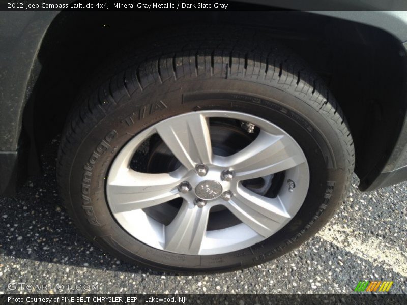 Mineral Gray Metallic / Dark Slate Gray 2012 Jeep Compass Latitude 4x4