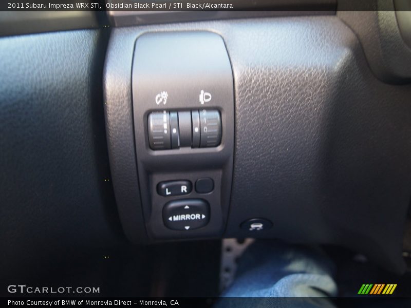 Obsidian Black Pearl / STI  Black/Alcantara 2011 Subaru Impreza WRX STi