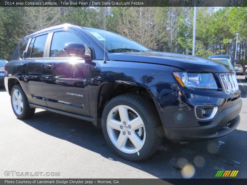 True Blue Pearl / Dark Slate Gray/Light Pebble 2014 Jeep Compass Latitude