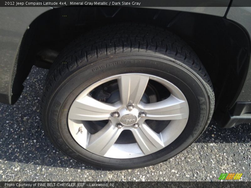 Mineral Gray Metallic / Dark Slate Gray 2012 Jeep Compass Latitude 4x4