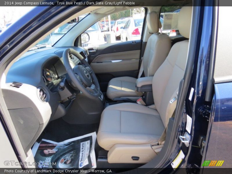 True Blue Pearl / Dark Slate Gray/Light Pebble 2014 Jeep Compass Latitude