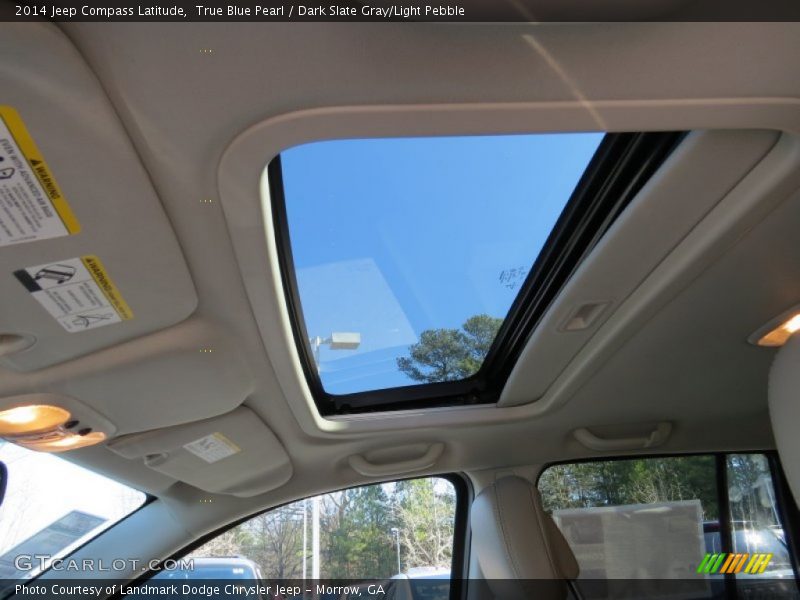 True Blue Pearl / Dark Slate Gray/Light Pebble 2014 Jeep Compass Latitude