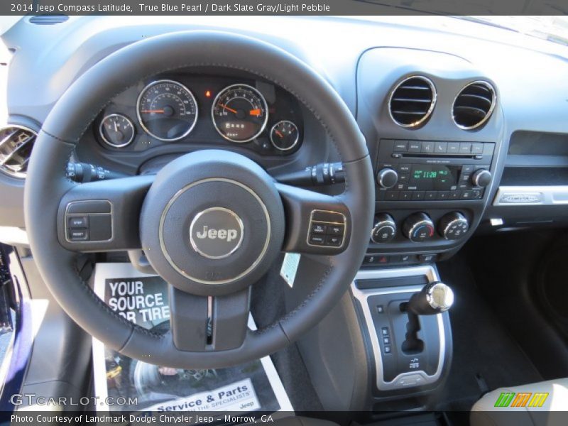 True Blue Pearl / Dark Slate Gray/Light Pebble 2014 Jeep Compass Latitude