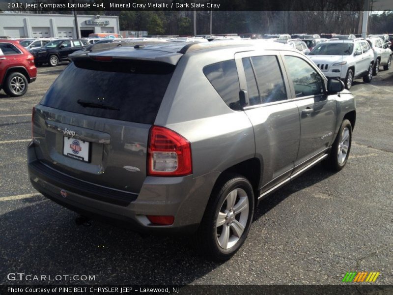 Mineral Gray Metallic / Dark Slate Gray 2012 Jeep Compass Latitude 4x4