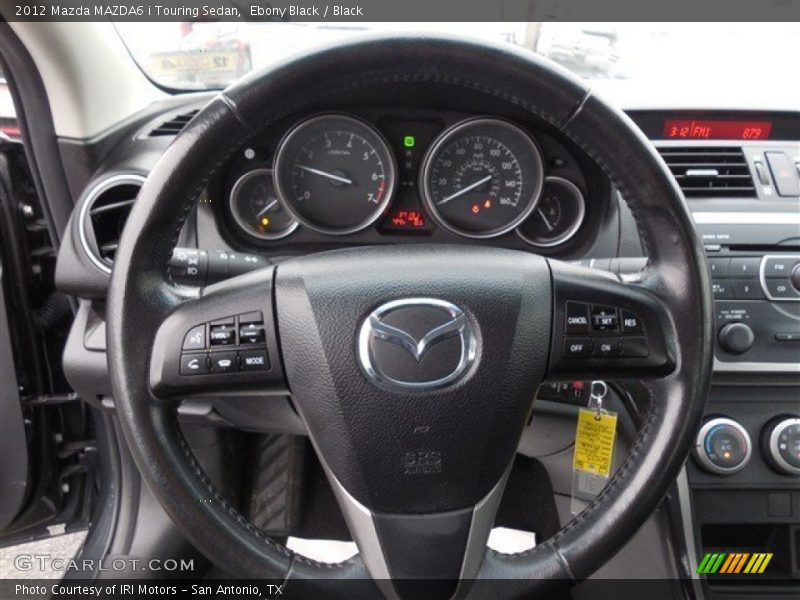 Ebony Black / Black 2012 Mazda MAZDA6 i Touring Sedan