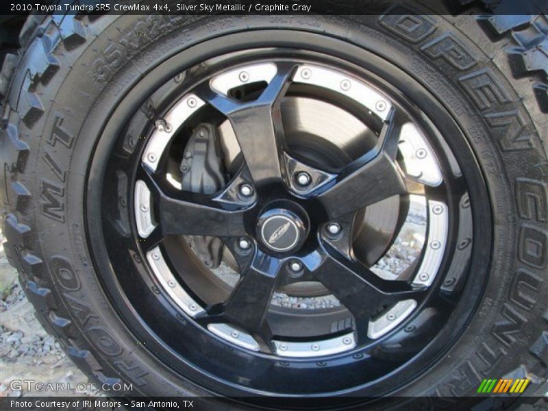 Silver Sky Metallic / Graphite Gray 2010 Toyota Tundra SR5 CrewMax 4x4