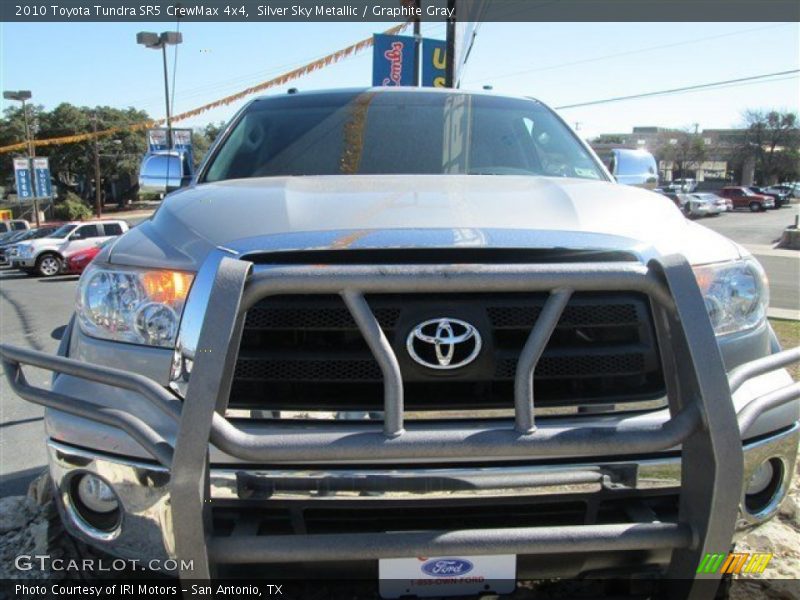 Silver Sky Metallic / Graphite Gray 2010 Toyota Tundra SR5 CrewMax 4x4