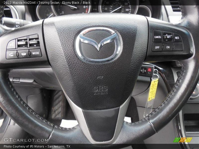 Ebony Black / Black 2012 Mazda MAZDA6 i Touring Sedan