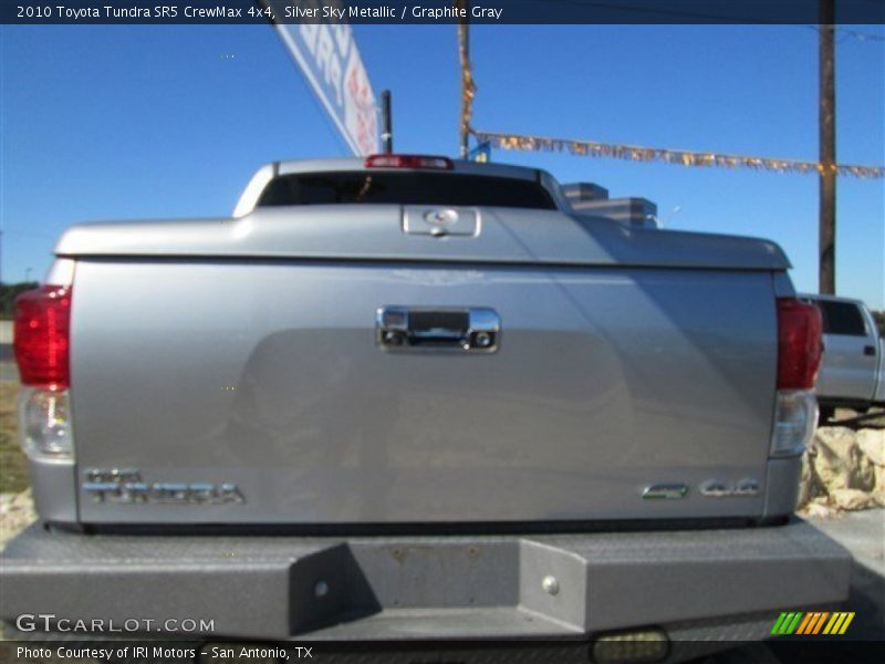 Silver Sky Metallic / Graphite Gray 2010 Toyota Tundra SR5 CrewMax 4x4