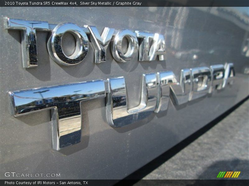 Silver Sky Metallic / Graphite Gray 2010 Toyota Tundra SR5 CrewMax 4x4