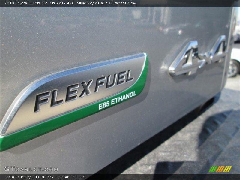 Silver Sky Metallic / Graphite Gray 2010 Toyota Tundra SR5 CrewMax 4x4
