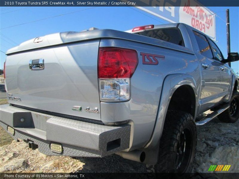 Silver Sky Metallic / Graphite Gray 2010 Toyota Tundra SR5 CrewMax 4x4