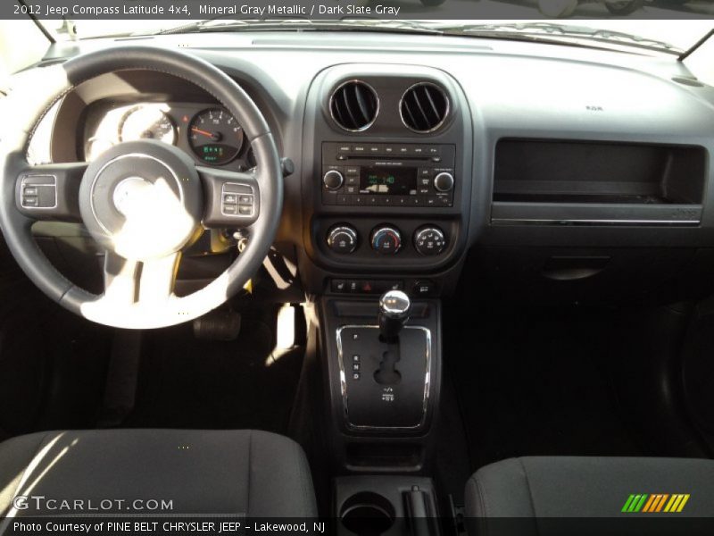 Mineral Gray Metallic / Dark Slate Gray 2012 Jeep Compass Latitude 4x4