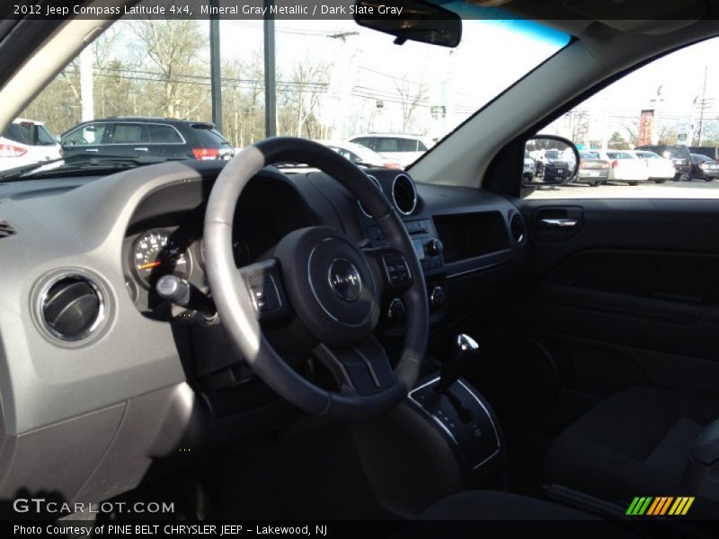 Mineral Gray Metallic / Dark Slate Gray 2012 Jeep Compass Latitude 4x4