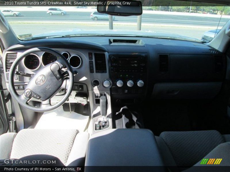 Silver Sky Metallic / Graphite Gray 2010 Toyota Tundra SR5 CrewMax 4x4