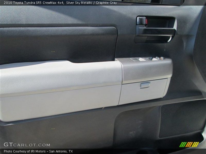 Silver Sky Metallic / Graphite Gray 2010 Toyota Tundra SR5 CrewMax 4x4
