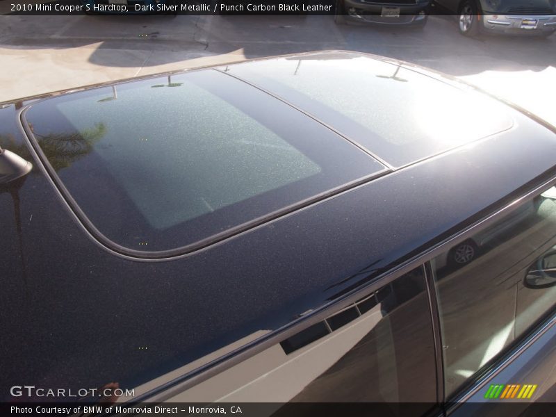 Dark Silver Metallic / Punch Carbon Black Leather 2010 Mini Cooper S Hardtop