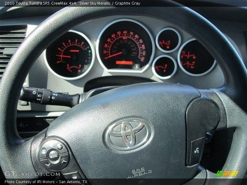 Silver Sky Metallic / Graphite Gray 2010 Toyota Tundra SR5 CrewMax 4x4