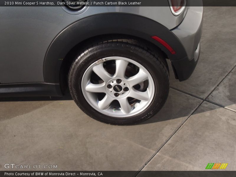 Dark Silver Metallic / Punch Carbon Black Leather 2010 Mini Cooper S Hardtop