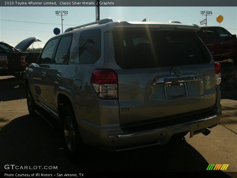 Classic Silver Metallic / Graphite 2010 Toyota 4Runner Limited