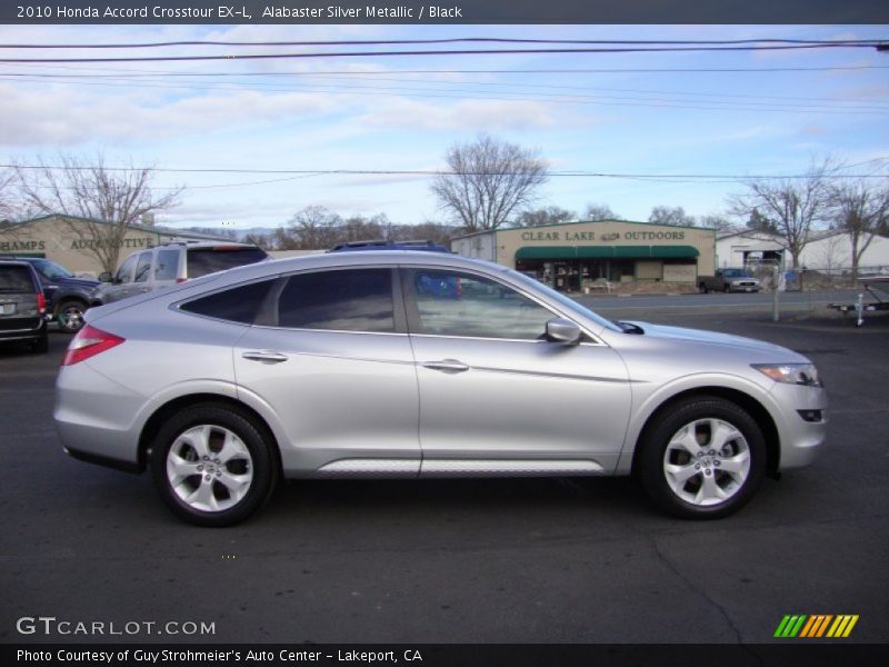 Alabaster Silver Metallic / Black 2010 Honda Accord Crosstour EX-L