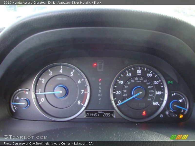 Alabaster Silver Metallic / Black 2010 Honda Accord Crosstour EX-L