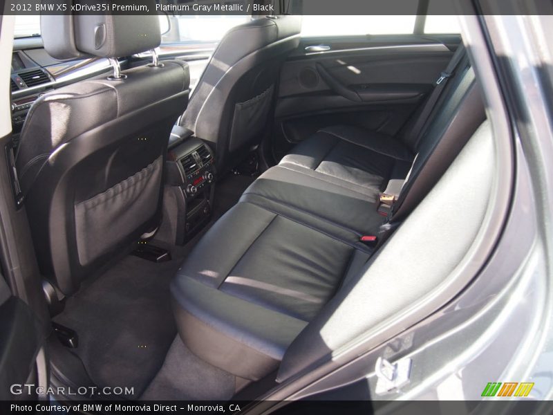 Platinum Gray Metallic / Black 2012 BMW X5 xDrive35i Premium