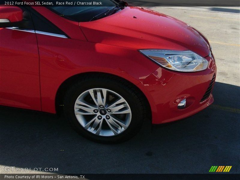 Race Red / Charcoal Black 2012 Ford Focus SEL Sedan