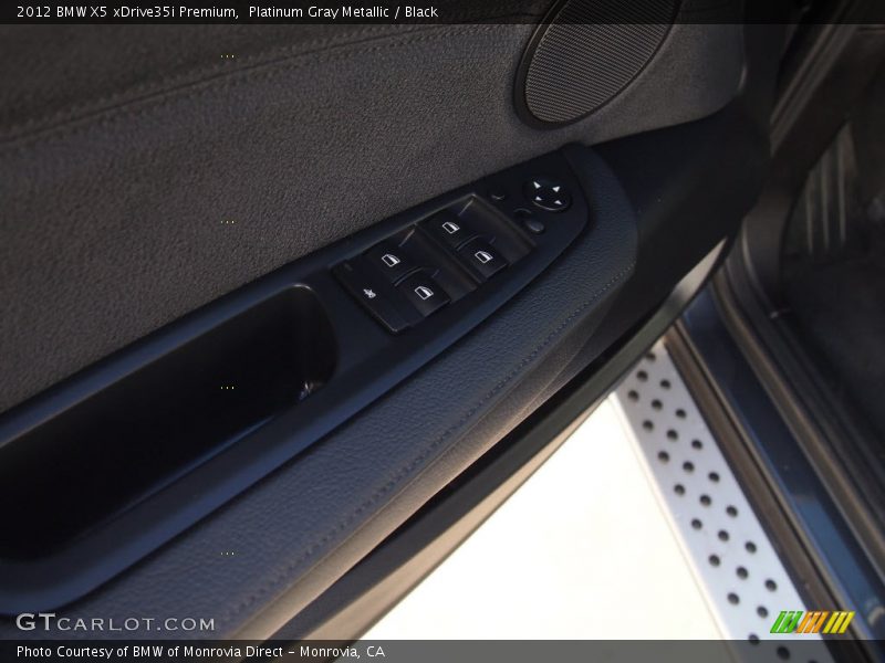 Platinum Gray Metallic / Black 2012 BMW X5 xDrive35i Premium