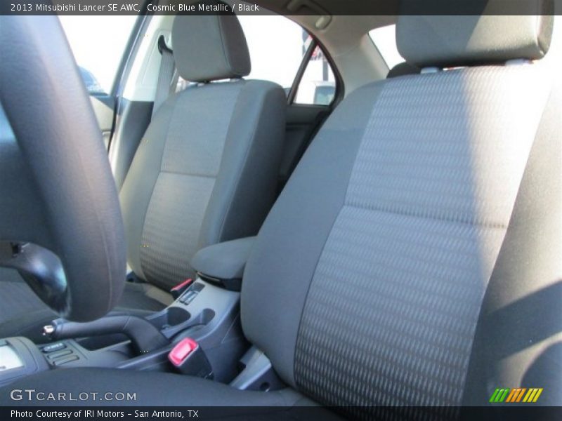 Cosmic Blue Metallic / Black 2013 Mitsubishi Lancer SE AWC
