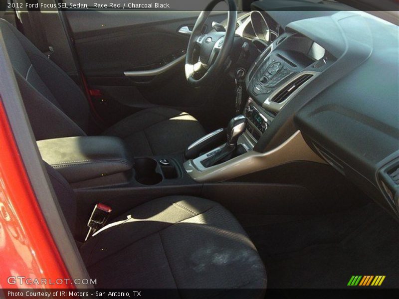 Race Red / Charcoal Black 2012 Ford Focus SEL Sedan