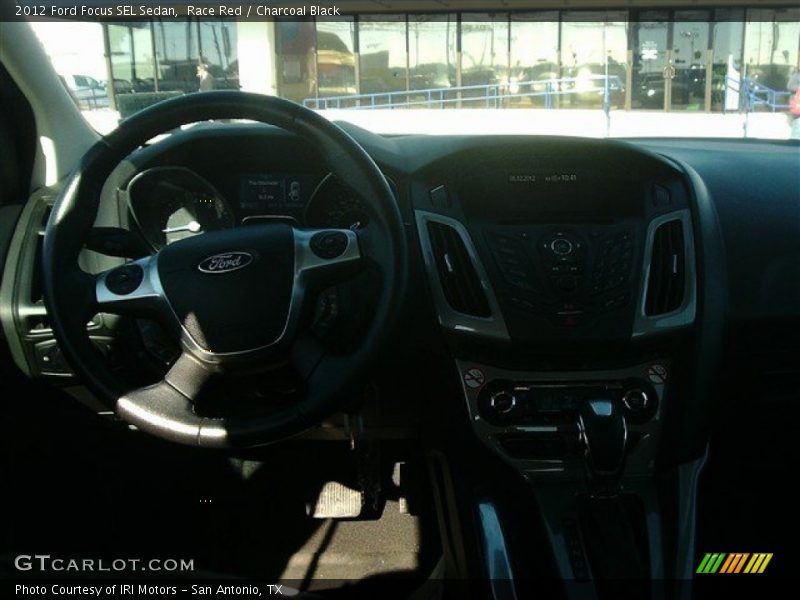 Race Red / Charcoal Black 2012 Ford Focus SEL Sedan