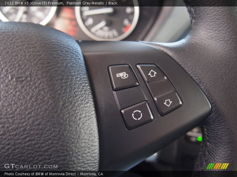Platinum Gray Metallic / Black 2012 BMW X5 xDrive35i Premium