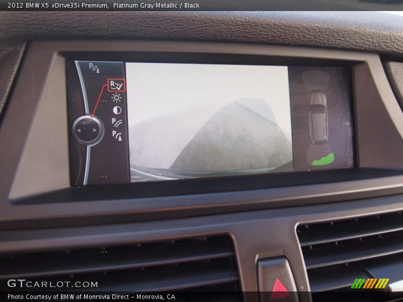 Platinum Gray Metallic / Black 2012 BMW X5 xDrive35i Premium