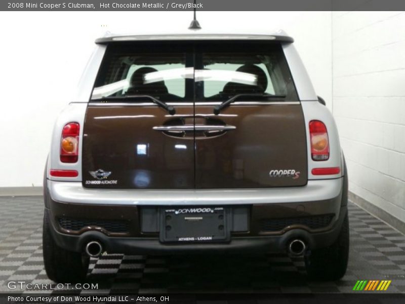 Hot Chocolate Metallic / Grey/Black 2008 Mini Cooper S Clubman