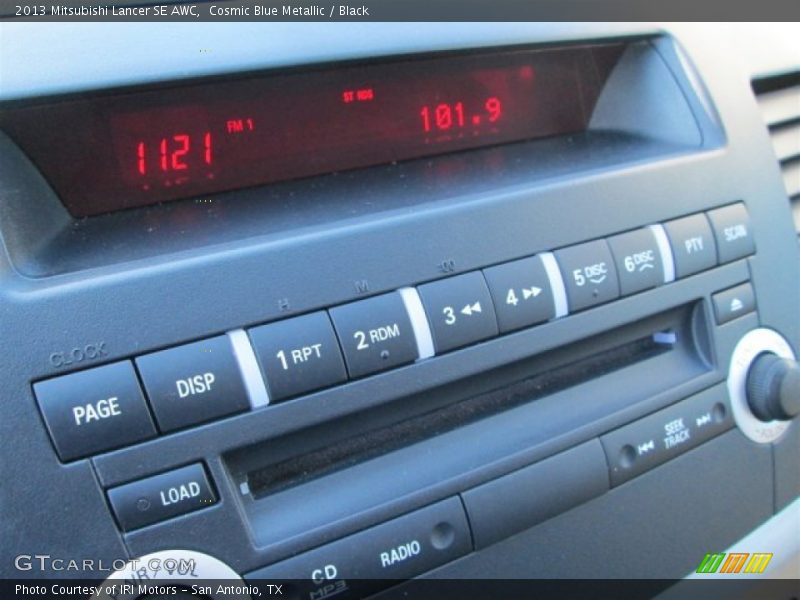 Cosmic Blue Metallic / Black 2013 Mitsubishi Lancer SE AWC
