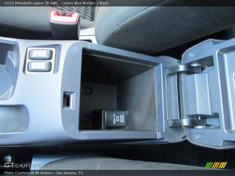 Cosmic Blue Metallic / Black 2013 Mitsubishi Lancer SE AWC