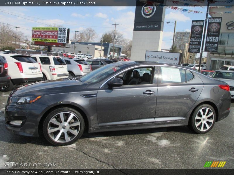 Platinum Graphite / Black Sport 2011 Kia Optima SX