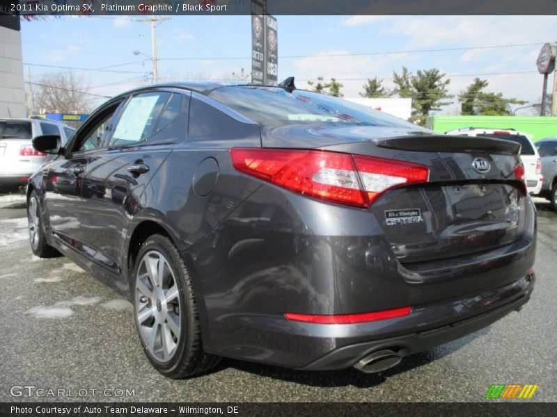 Platinum Graphite / Black Sport 2011 Kia Optima SX