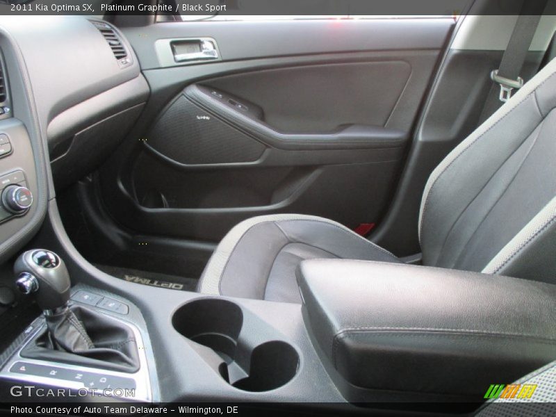 Platinum Graphite / Black Sport 2011 Kia Optima SX