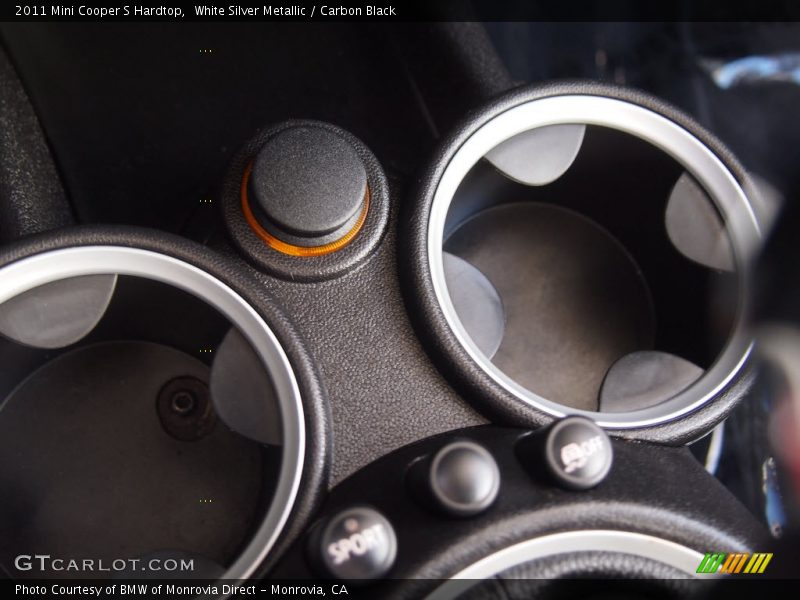 White Silver Metallic / Carbon Black 2011 Mini Cooper S Hardtop