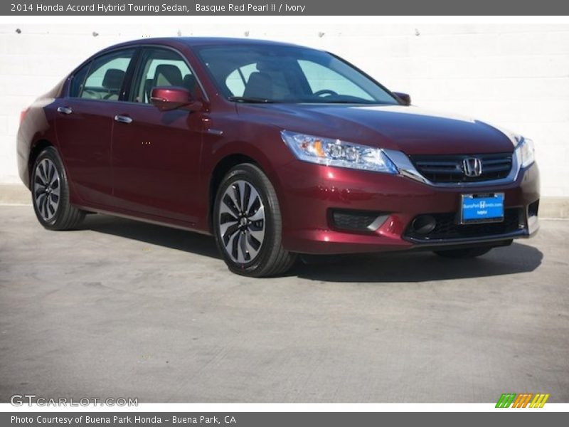 Basque Red Pearl II / Ivory 2014 Honda Accord Hybrid Touring Sedan